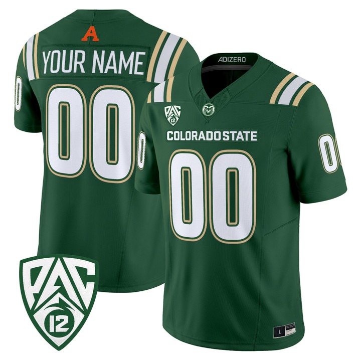 Colorado State Rams 2026 Vapor Limited Custom Jersey Green - All stitched