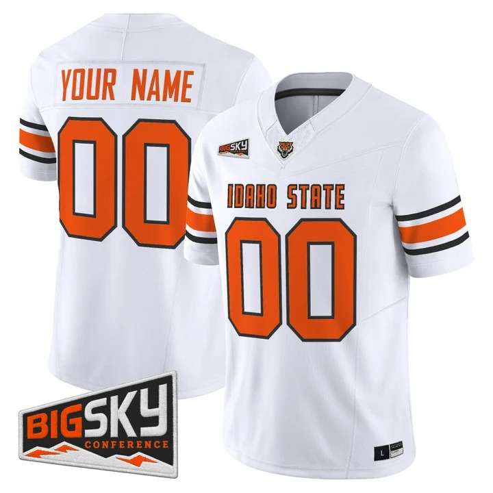 Idaho State Bengals 2026 Vapor Limited Custom Jersey White - All Stitched