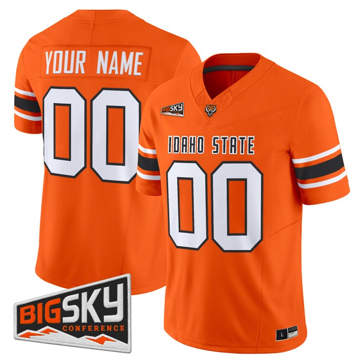 Idaho State Bengals 2026 Vapor Limited Custom Jersey Orange - All Stitched