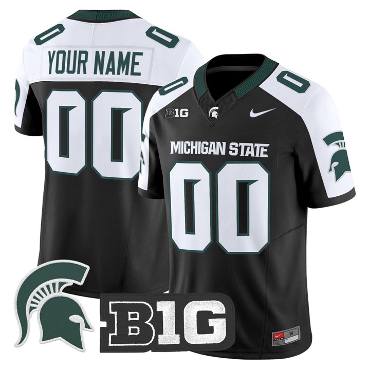 Michigan State Spartans 2026 Vapor Limited Custom Jersey Black Alternate - All Stitched