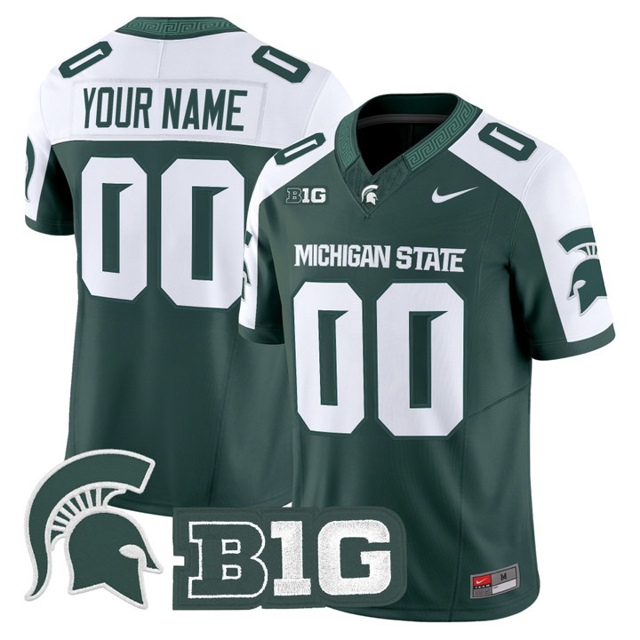 Michigan State Spartans 2026 Vapor Limited Custom Jersey Green Alternate - All Stitched