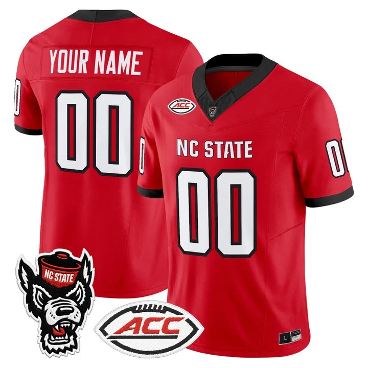 NC State Wolfpack 2026 Vapor Limited Custom Jersey Red - All Stitched