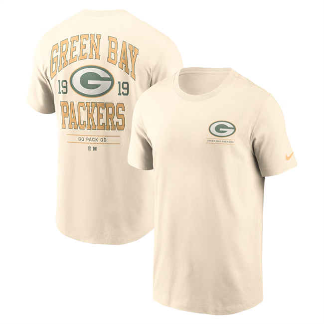 Men's Green Bay Packers Natural Freestyle Essential T-Shirt