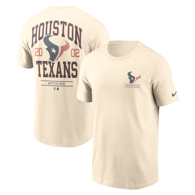 Men's Houston Texans Natural Freestyle Essential T-Shirt