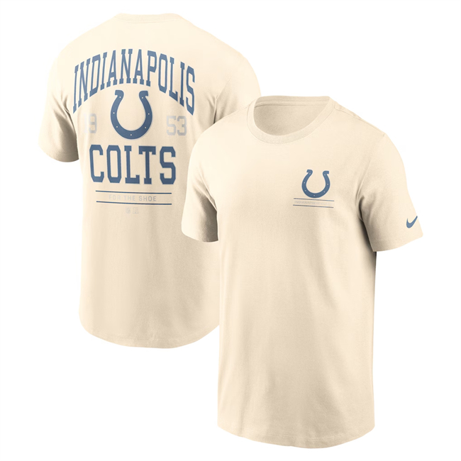 Men's Indianapolis Colts Natural Freestyle Essential T-Shirt