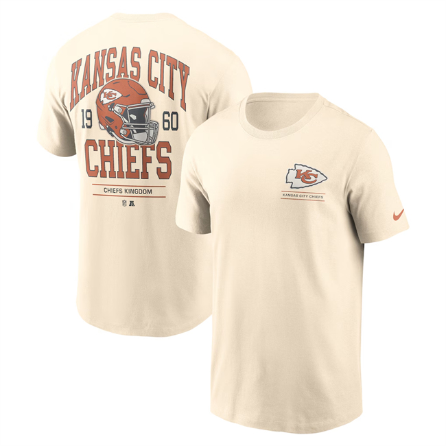Men's Kansas City Chiefs Natural Freestyle Essential T-Shirt