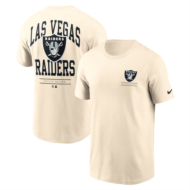 Men's Las Vegas Raiders Natural Freestyle Essential T-Shirt