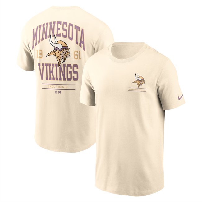 Men's Minnesota Vikings Natural Freestyle Essential T-Shirt