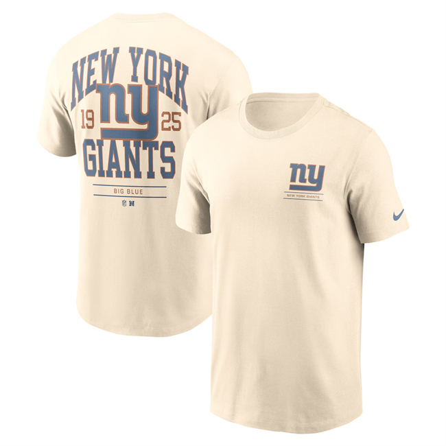 Men's New York Giants Natural Freestyle Essential T-Shirt