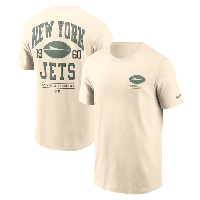 Men's New York Jets Natural Freestyle Essential T-Shirt