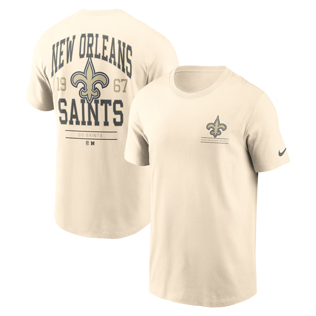 Men's New Orleans Saints Natural Freestyle Essential T-Shirt