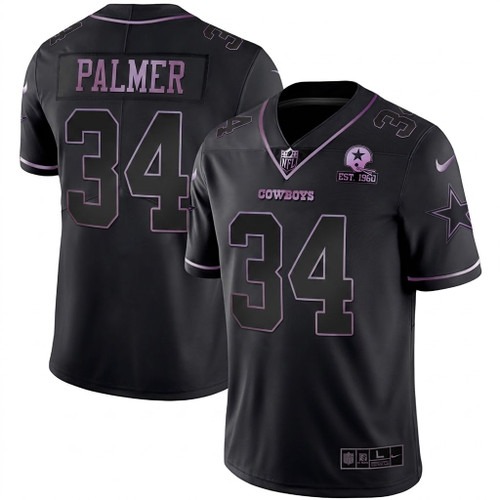 PALMER #34 Cowboys Deep Purple Est 1960 Patch - All Stitched