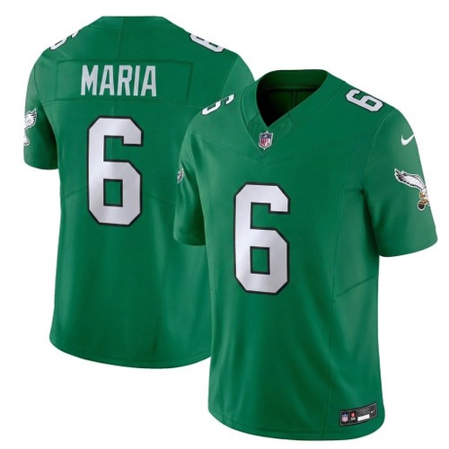 MARIA #6 Philadelphia Eagles Kelly Green Jersey - All Stitched