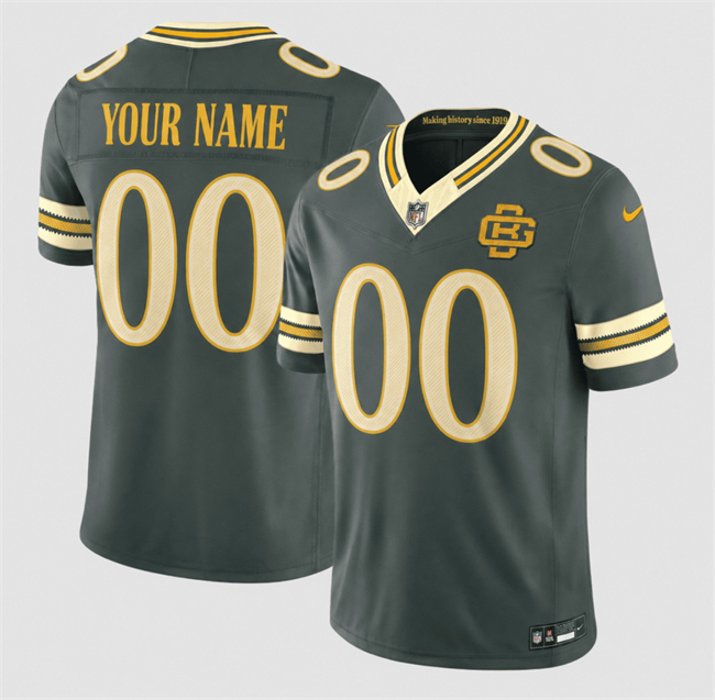 Green Bay Packers Custom Dark Green 2026 F.U.S.E. Rivalries Collection Limited Stitched Football Jersey