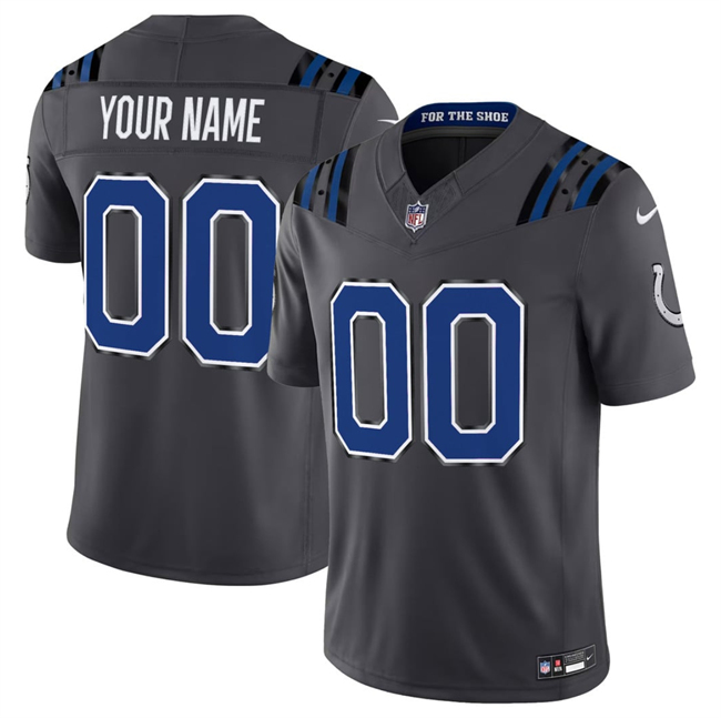 Indianapolis Colts Custom Dark Gray 2026 F.U.S.E. Rivalries Collection Limited Stitched Football Jersey