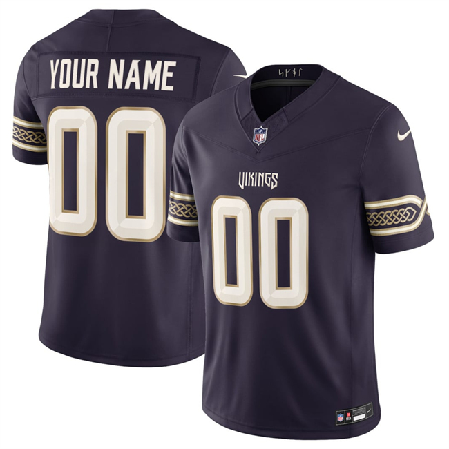 Minnesota Vikings Custom Deep Purple 2026 F.U.S.E. Rivalries Collection Limited Stitched Football Jersey