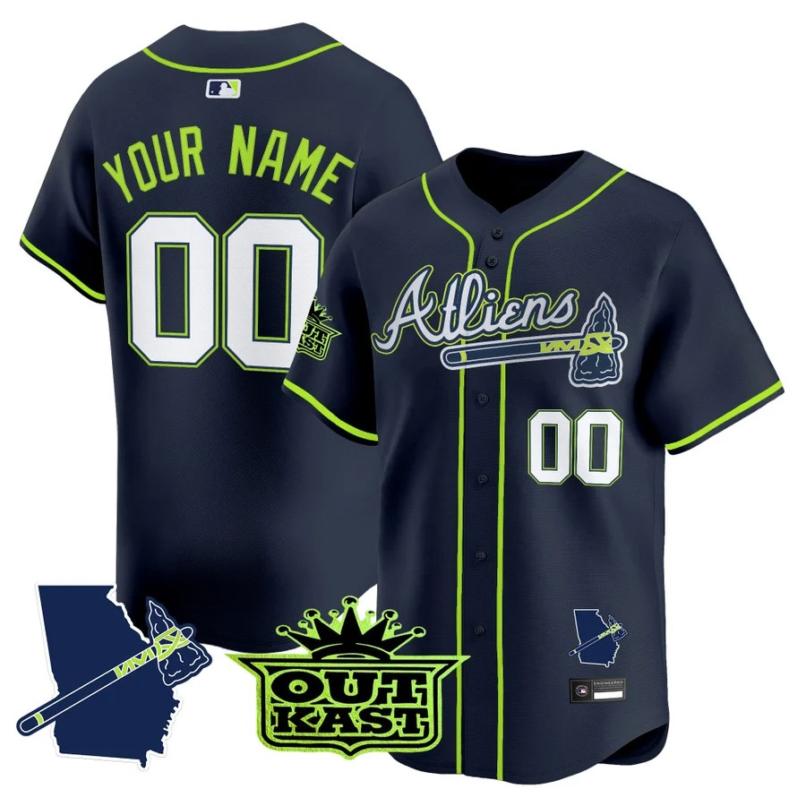 Atlanta Braves Special Edition Vapor Premier Limited Custom Jersey Atliens - Stitched
