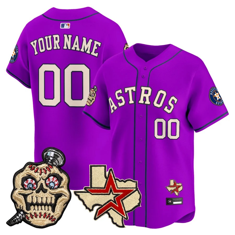 Houston Astros Special Edition Vapor Premier Limited Custom Jersey DJ Screw - Stitched