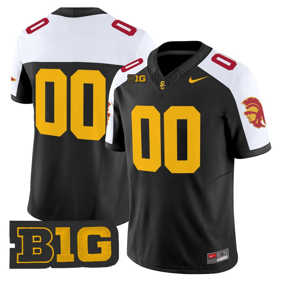 USC Trojans 2026 Vapor Limited Custom Jersey Black Alternate - No Name on Back - All stitched