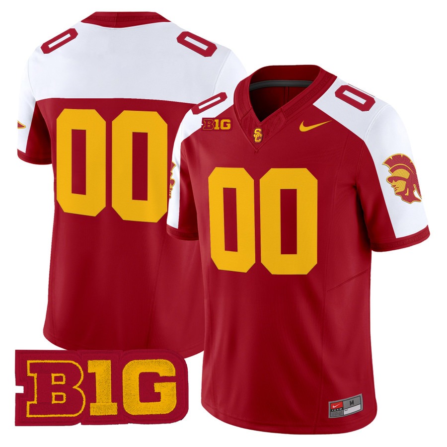 USC Trojans 2026 Vapor Limited Custom Jersey Cardinal Alternate - No Name on Back - All stitched