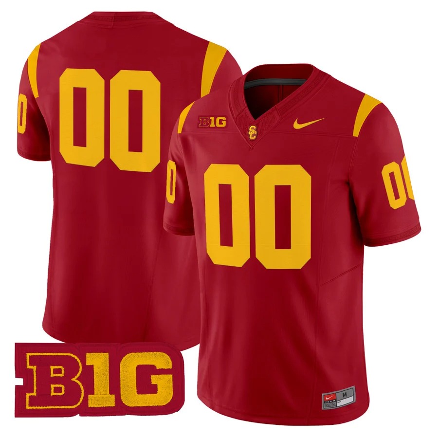 USC Trojans 2026 Vapor Limited Custom Jersey Cardinal - No Name on Back - All stitched