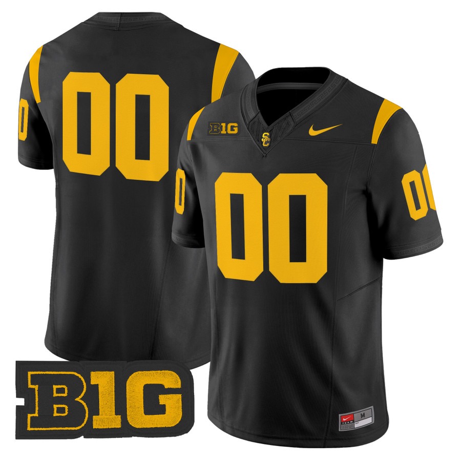 USC Trojans 2026 Vapor Limited Custom Jersey Black - No Name on Back - All stitched