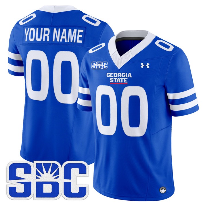 Georgia State Panthers 2026 Vapor Limited Custom Jersey Royal - All Stitched