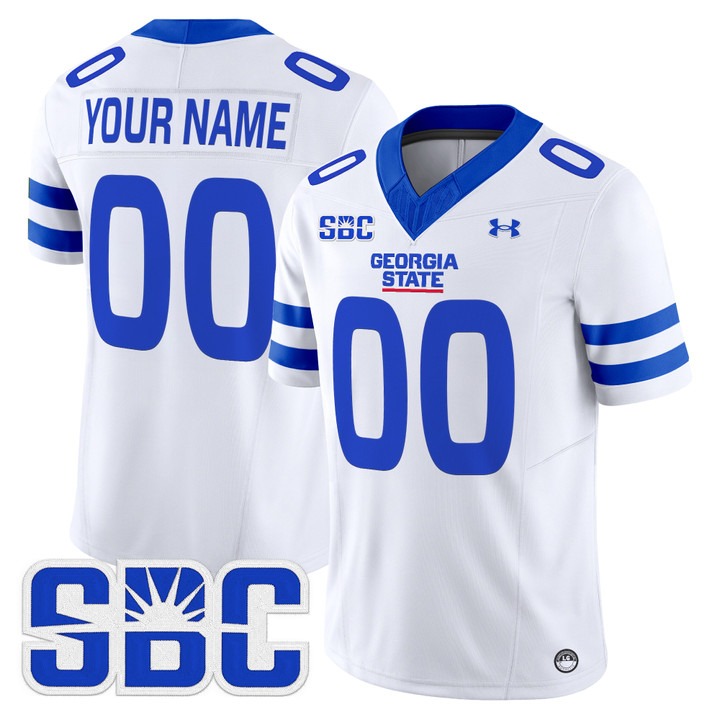 Georgia State Panthers 2026 Vapor Limited Custom Jersey White - All Stitched