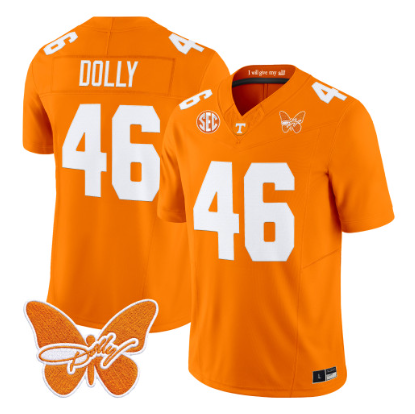 Tennessee Volunteers #46 Dolly Parton Patch Vapor Limited Jersey Orange - All Stitched