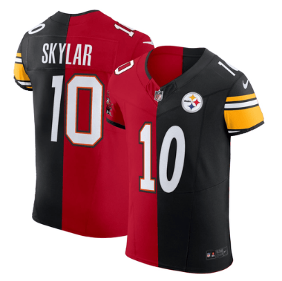 SKYLAR #10 Tampa Bay Buccaneers & Steelers Split Jersey - All Stitched