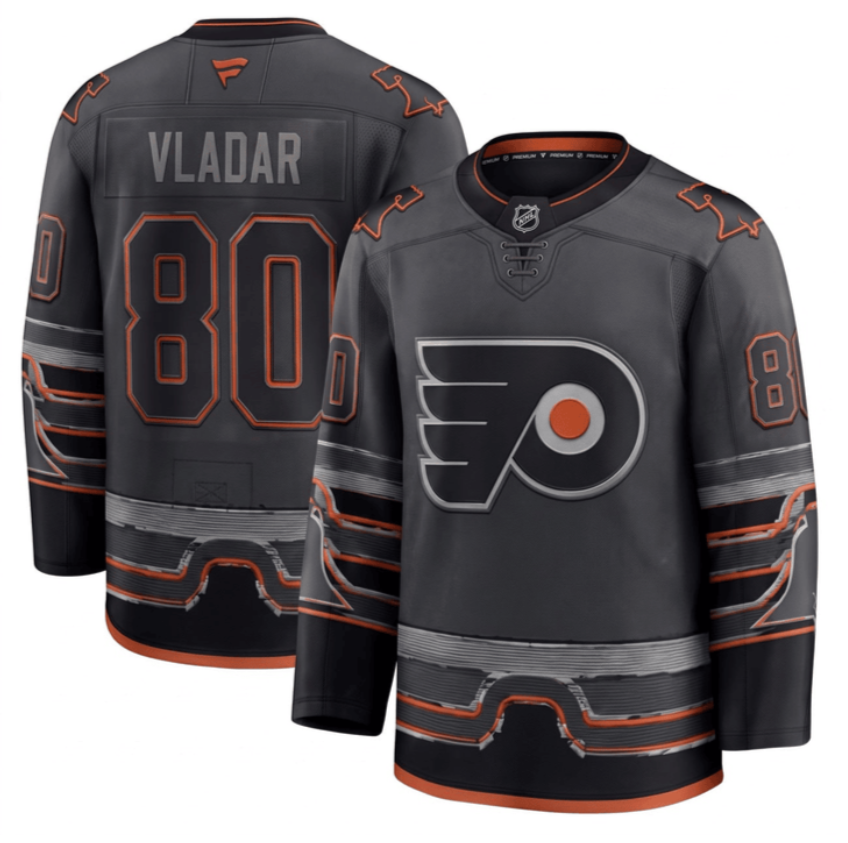 Men's Vladar #80 Philadelphia Flyers Jersey - All Stitched