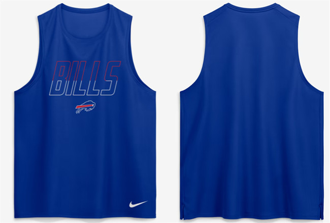 Men's Buffalo Bills Royal Dri-FIT Tank_ Top