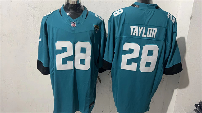 Men's Jacksonville Jaguars #28 Fred Taylor Teal 2026 F.U.S.E. Vapor Untouchable Limited Stitched Jersey