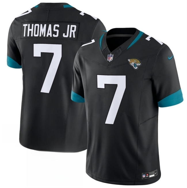 Men's Jacksonville Jaguars #7 Brian Thomas Jr. Black 2026 F.U.S.E. Vapor Untouchable Limited Stitched Jersey