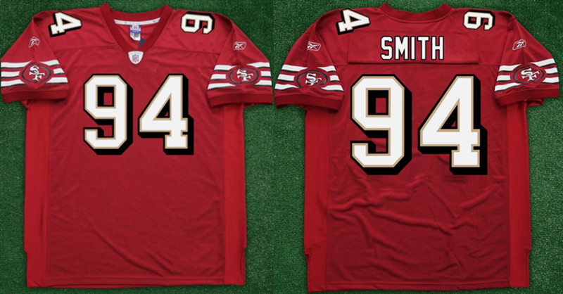 Men & Women & Youth San Francisco 49ers Customized Red Stitched Football Jersey