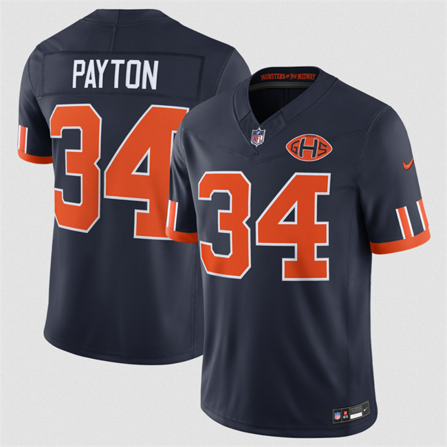 Youth Chicago Bears #34 Walter Payton Navy 2026 F.U.S.E. Rivalries Collection Limited Stitched Football Jersey