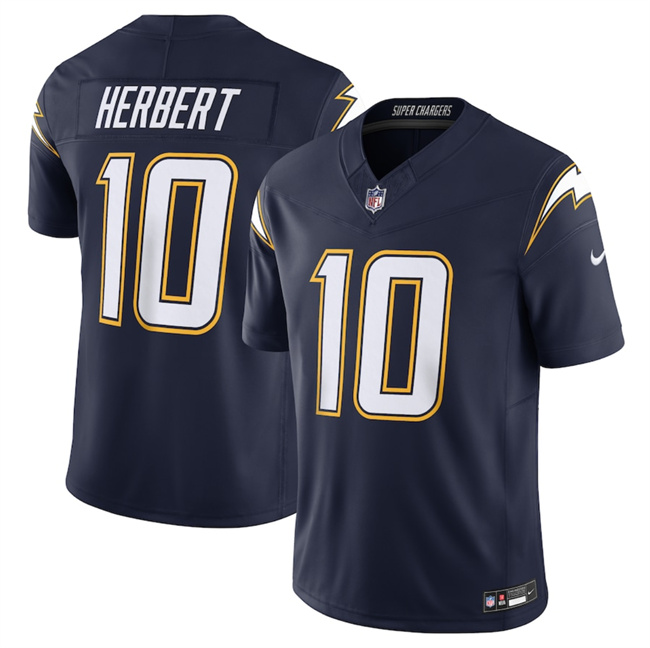 Youth Los Angeles Chargers #10 Justin Herbert Navy 2025 F.U.S.E. Alternate Vapor Limited Stitched Football Jersey