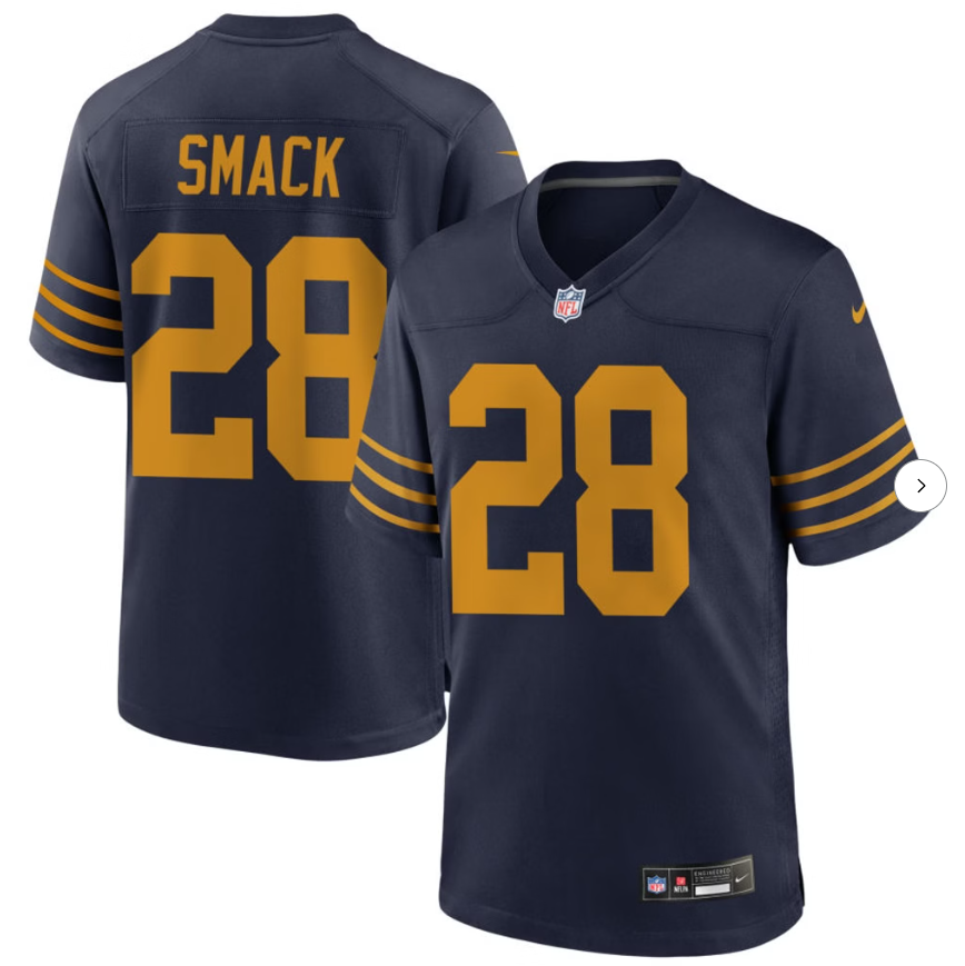 Youth Green Bay Packers #28 Trey Smack Navy The 1923 Classic Vapor Limited Stitched Football Jersey