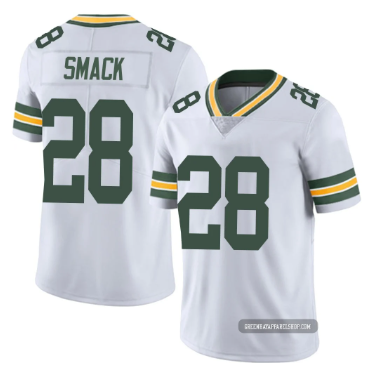 Youth Green Bay Packers #28 Trey Smack White 2026 Draft Vapor Untouchable Limited Stitched Football Jersey