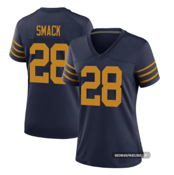 Women's Green Bay Packers #28 Trey Smack Navy The 1923 Classic Vapor Limited Stitched Football Jersey