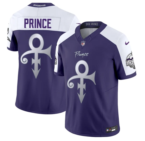 Men's Minnesota Vikings Prince Purple Alternate 2025 F.U.S.E. Stitched Jersey