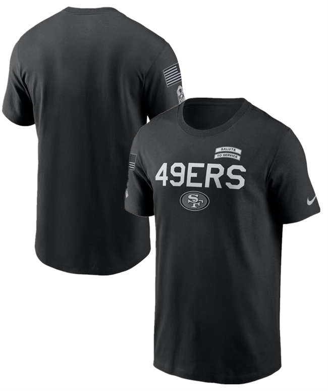 Men's San Francisco 49ers Black 2026 Salute to Service Sideline Dri-FIT T-Shirt