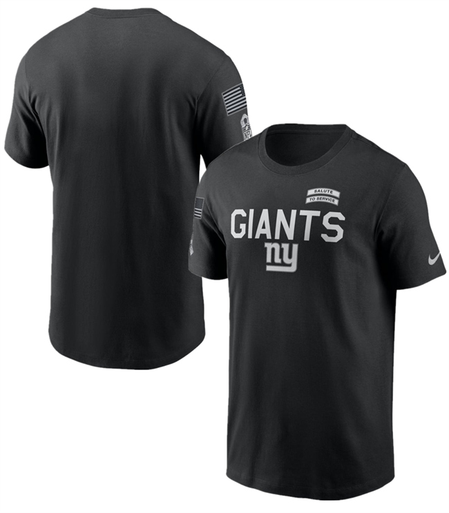 Men's New York Giants lack 2026 Salute to Service Sideline Dri-FIT T-Shirt