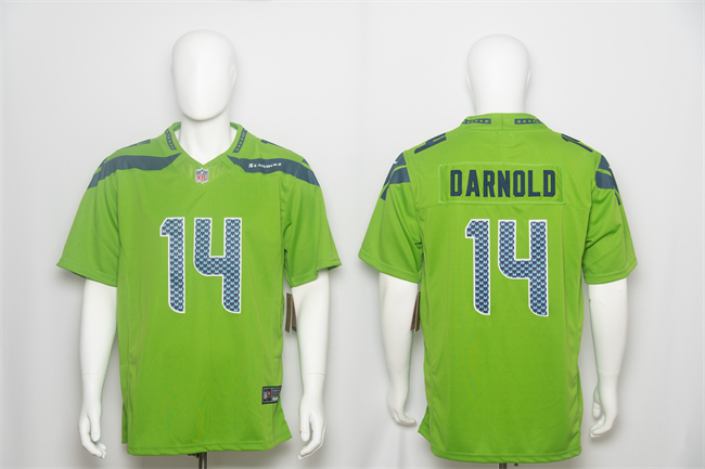 Men's Seattle Seahawks #14 Sam Darnold Green 2026 F.U.S.E. Vapor Untouchable Limited Stitched Football Jersey