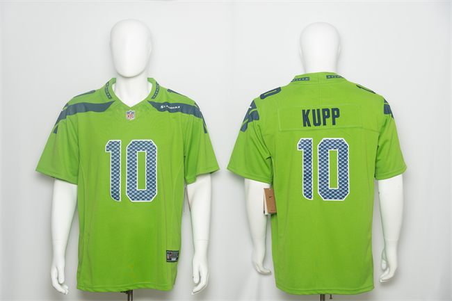Men's Seattle Seahawks #10 Cooper Kupp Green 2026 F.U.S.E. Vapor Untouchable Limited Stitched Football Jersey