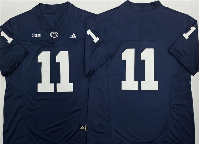 Men's Penn State Nittany Lions #11 Abdul Carter Navy NO NAME 2026 F.U.S.E. Stitched Jersey