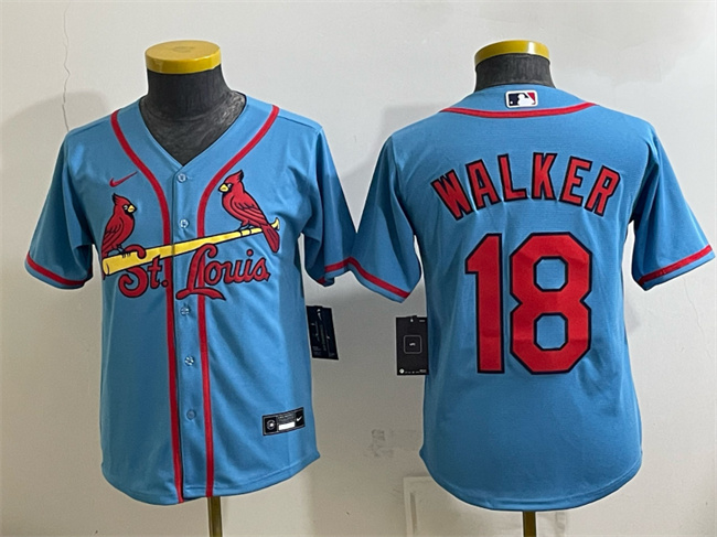 Youth St. Louis Cardinals #25 Mark McGwire Blue Cool Base Stitched Baseball Jersey