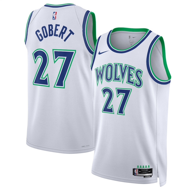 Men's Minnesota Timberwolves #27 Rudy Gobert White 2026_27 Association Edition Stitched Basketball Jersey
