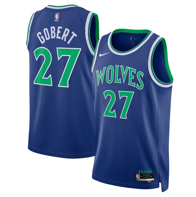 Men's Minnesota Timberwolves #27 Rudy Gobert Blue 2026_27 Icon Edition Stitched Basketball Jersey