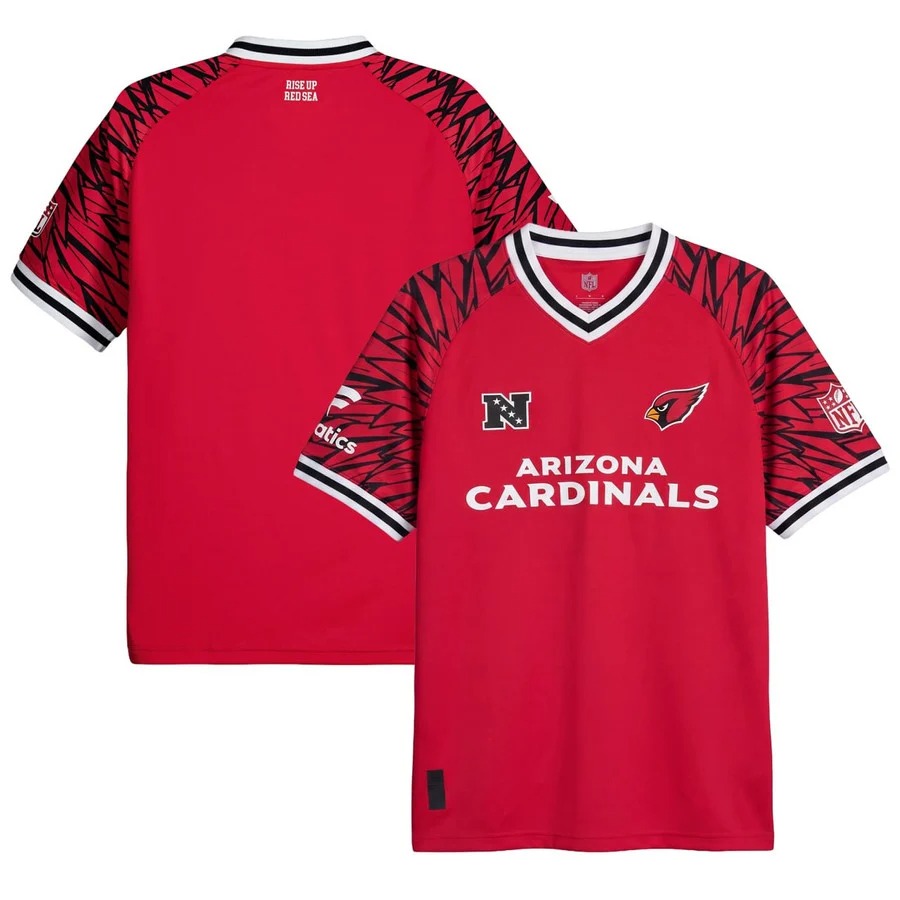 Men & Women & Youth Arizona Cardinals Red 2026 Soccer Jersey - Stitched Patches